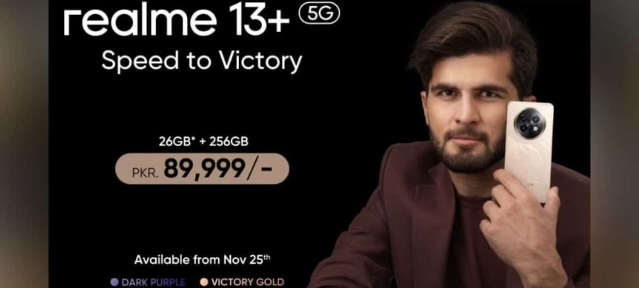 realme 13 Plus 5G Launches in Pakistan with the Fastest Processor Under PKR 100,000