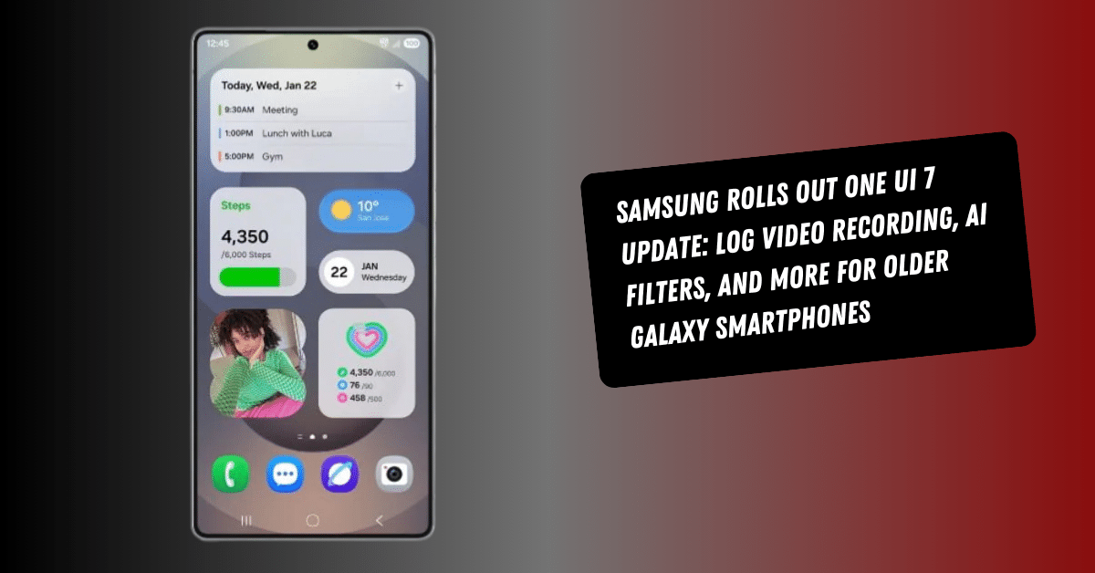 Samsung Rolls Out One UI 7 Update: LOG Video Recording, AI Filters, and More for Older Galaxy Smartphones